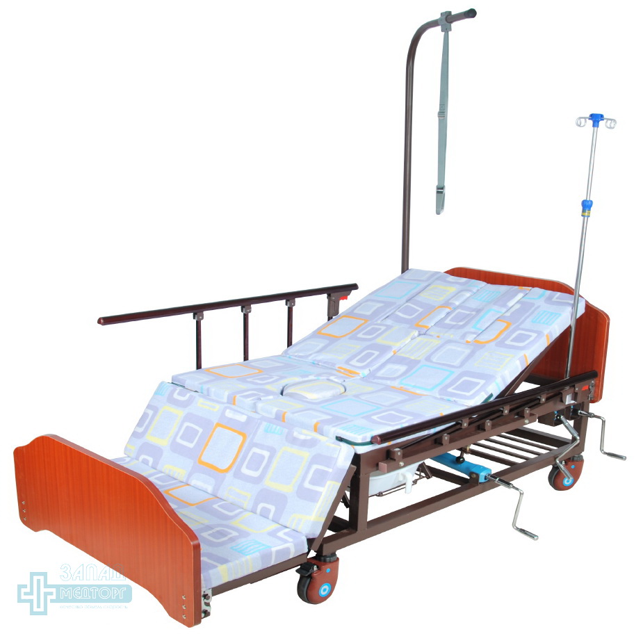 кровать медицинская механическая МК-1121 матрац кресло