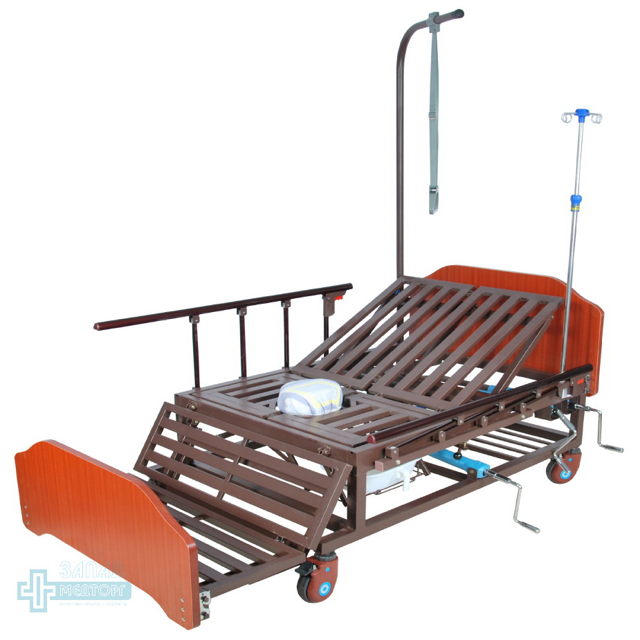 кровать медицинская механическая МК-1121 кресло
